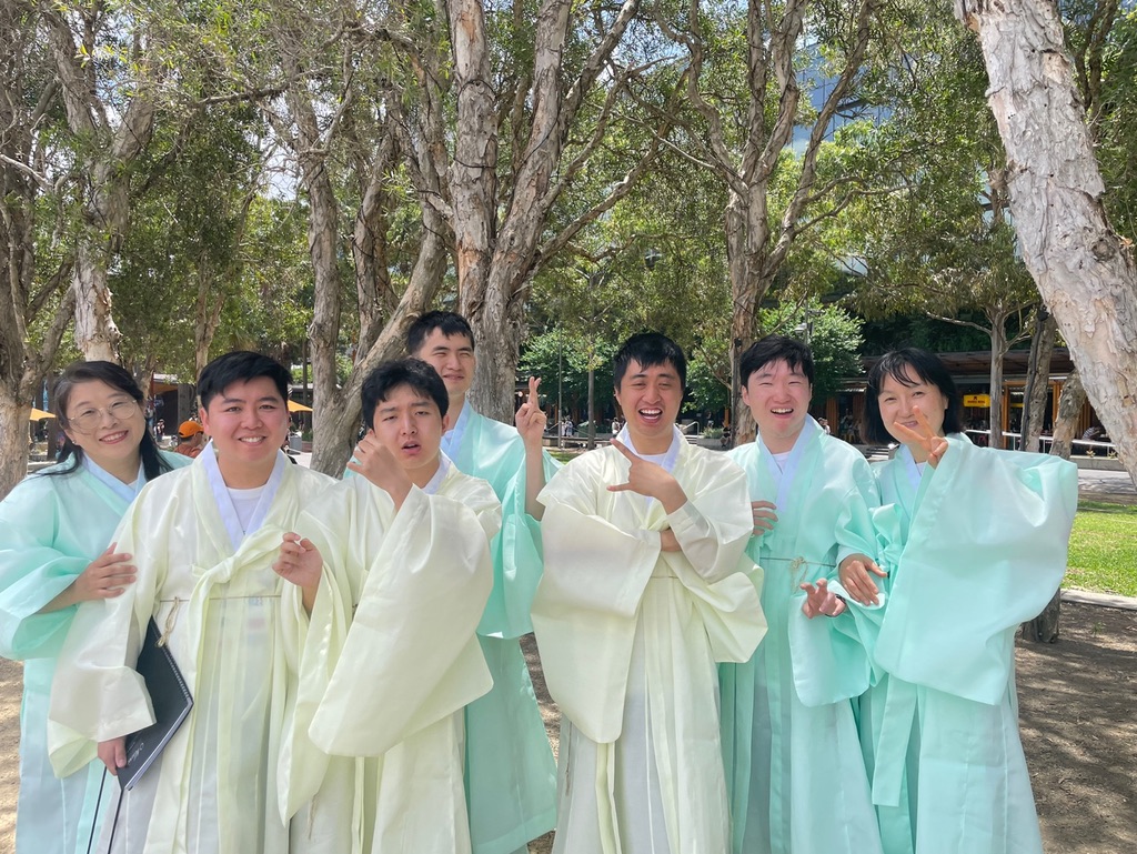 EICC members together after a festival performance