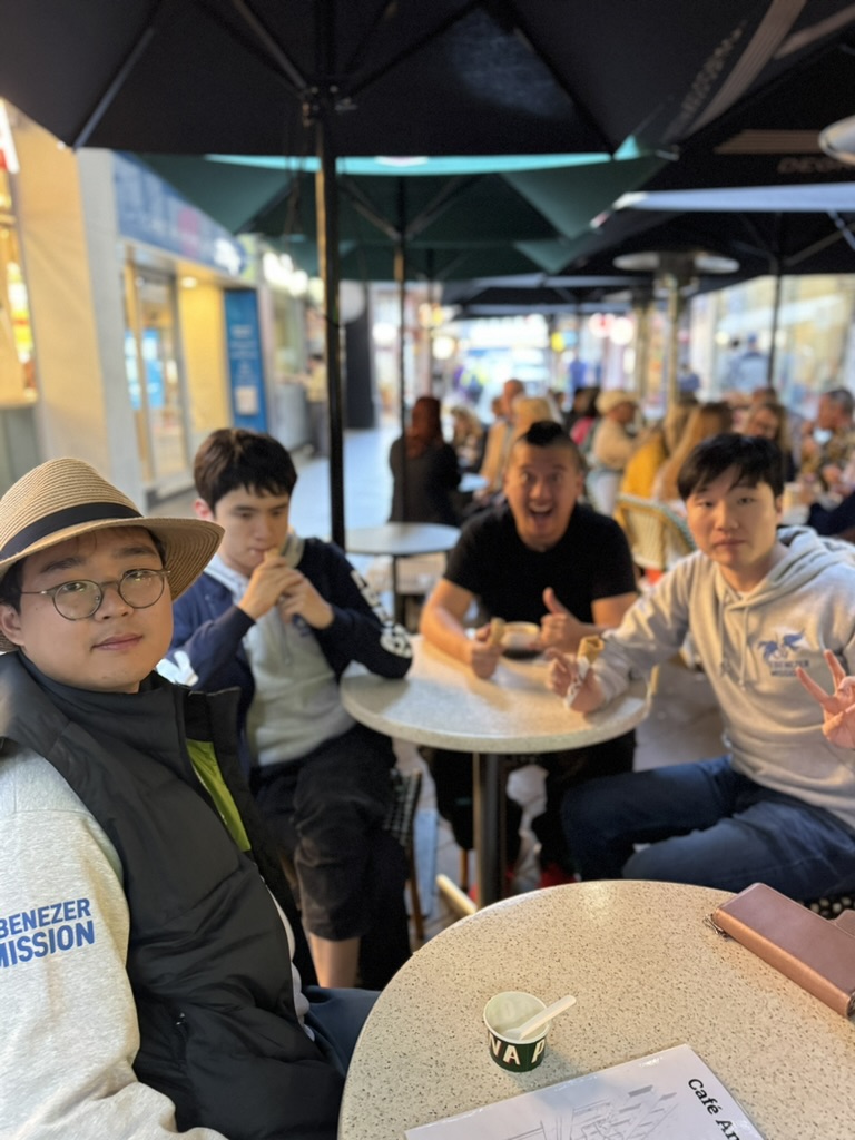 Ebenezer Mission team exploring Melbourne café culture